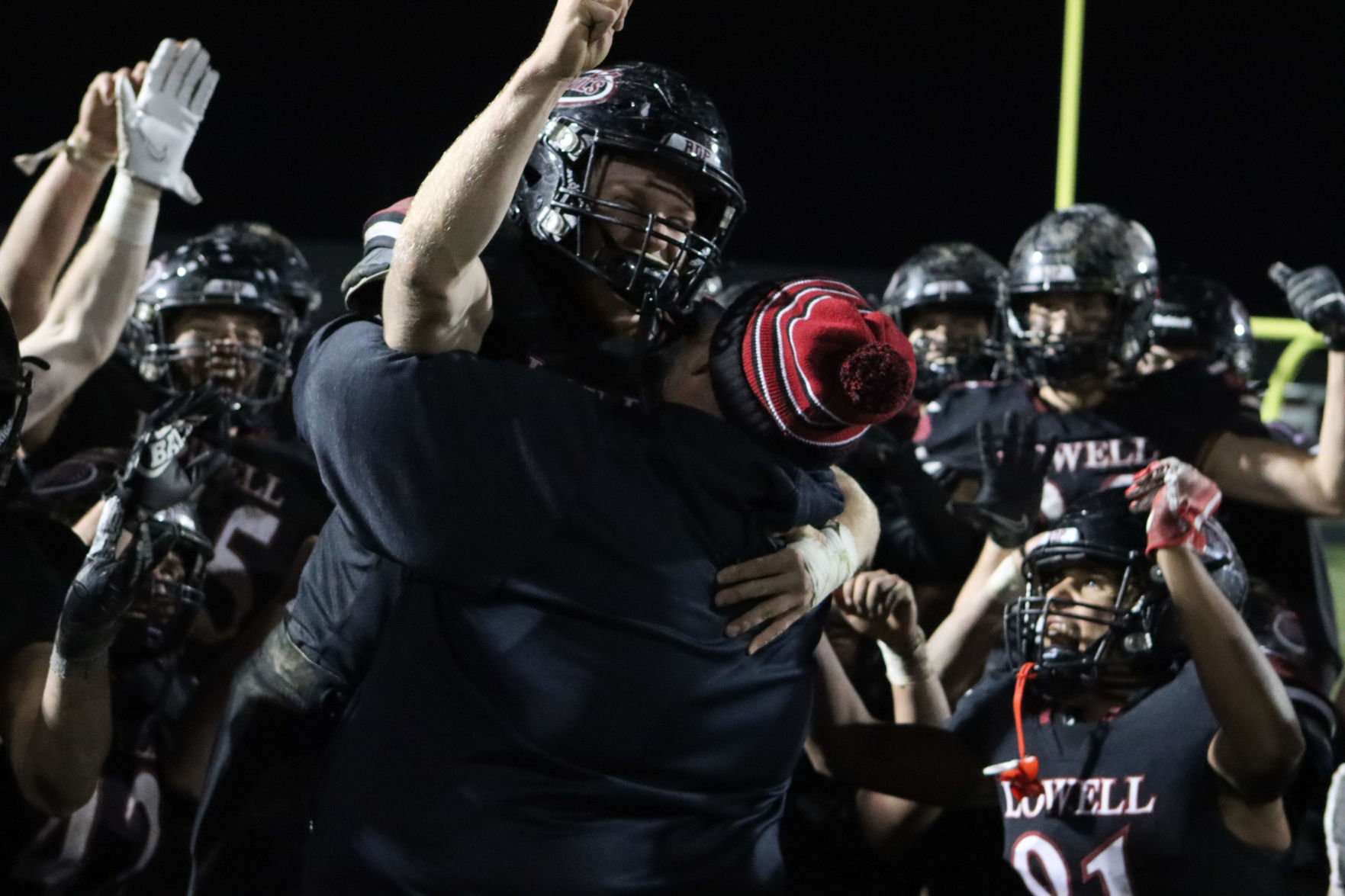 4A football sectional final - Hobart vs. Lowell